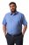 Men+ 758 Koszula biznesowa z krótkim rękawem z otwartym kołnierzykiem Jasnoniebieska - Koszule - Koszule 2XL-10XL