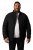 Men+ 494 Pikowana kurtka ze stójką Czarna - Kurtki Męskie Duże Rozmiary - Kurtki Duże rozmiary 2XL-8XL