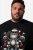 Men+ 148 Koszulka bellyfit Mikołaj na motocyklu Czarna - Koszulki - T-shirty meskie Duże Rozmiary - 2XL-14XL