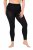 Ulla Popken 833806 Legginsy rajstopowe 200 den Czarna - Rajstopy & skarpetki - 