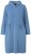 Ulla Popken 834536 Sukienka dresowa z kapturem Denimowy niebieski - Sukienki dresowe - 
