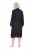 Ulla Popken 834837 Szlafrok kimono z koronką Czarna - Szlafroki - 