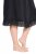 Ulla Popken 834837 Szlafrok kimono z koronką Czarna - Szlafroki - 