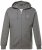 Men+ 851 Bluza z kapturem na zamek Szara melanż - Bluzy & bluzy z kapturem - Bluzy & Bluzy z kapturem 2XL-12XL