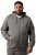 Men+ 851 Bluza z kapturem na zamek Szara melanż - Bluzy & bluzy z kapturem - Bluzy & Bluzy z kapturem 2XL-12XL