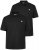 Men+ 258 Koszulka polo Czarna 2-pak - Koszulki polo - Koszulki Polo 2XL-8XL