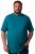 Men+ 276 Koszulka okrągły dekolt Szaroniebieska - Koszulki - T-shirty meskie Duże Rozmiary - 2XL-14XL