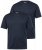 Men+ 299 Koszulka dekolt V Granatowa 2-pak - Koszulki - T-shirty meskie Duże Rozmiary - 2XL-14XL