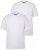 Men+ 299 Koszulka dekolt V Biały 2-pak - Koszulki - T-shirty meskie Duże Rozmiary - 2XL-14XL