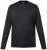 Men+ 307 Koszulka z długim rękawem Czarna - Koszulki - T-shirty meskie Duże Rozmiary - 2XL-14XL