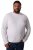 Men+ 313 Koszulka z długim rękawem bellyfit Biały - Koszulki - T-shirty meskie Duże Rozmiary - 2XL-14XL