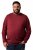 Men+ 313 Koszulka z długim rękawem bellyfit Miedzianobrązowa - Koszulki - T-shirty meskie Duże Rozmiary - 2XL-14XL