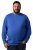Men+ 313 Koszulka z długim rękawem bellyfit Kobaltowa - Koszulki - T-shirty meskie Duże Rozmiary - 2XL-14XL