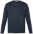 Men+ 383 Koszulka Henley z długim rękawem Granatowa - Koszulki - T-shirty meskie Duże Rozmiary - 2XL-14XL