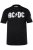 JP1880 AC/DC Classic Logo Band T-Shirt Black - Koszulki - T-shirty meskie Duże Rozmiary - 2XL-14XL