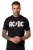 JP1880 AC/DC Classic Logo Band T-Shirt Black - Koszulki - T-shirty meskie Duże Rozmiary - 2XL-14XL