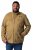 Men+ 641 Bawełniana kurtka ze stójką Camel - Kurtki Męskie Duże Rozmiary - Kurtki Duże rozmiary 2XL-8XL