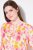 Ulla Popken 836739 Sukienka z domieszką lnu w kwiaty Biały - Sukienki letnie - Letnie sukienki plus size