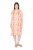 Ulla Popken 836739 Sukienka z domieszką lnu w kwiaty Biały - Sukienki letnie - Letnie sukienki plus size