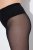 Ulla Popken 836800 Legginsy rajstopowe Czarna - Rajstopy & skarpetki - 