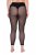 Ulla Popken 836800 Legginsy rajstopowe Czarna - Rajstopy & skarpetki - 