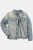 STHUGE 837222 Kurtka jeansowa z kieszeniami na piersi Jasnoniebieski - Kurtki Męskie Duże Rozmiary - Kurtki Duże rozmiary 2XL-8XL