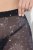 Ulla Popken 837935 Wzorzyste legginsy rajstopowe Czarna - Rajstopy & skarpetki - 