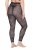 Ulla Popken 837935 Wzorzyste legginsy rajstopowe Czarna - Rajstopy & skarpetki - 