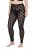Ulla Popken 837949 Wzorzyste legginsy rajstopowe Czarna - Rajstopy & skarpetki - 