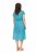 Ulla Popken 838483 Sukienka w zwierzęcy wzór Turkusowa - Sukienki letnie - Letnie sukienki plus size