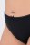 Ulla Popken 838637 Stringi 3 szt. Czarna - Majtki - 