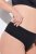 Ulla Popken 838637 Stringi 3 szt. Czarna - Majtki - 