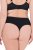 Ulla Popken 838637 Stringi 3 szt. Czarna - Majtki - 