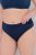 Ulla Popken 838637 Stringi 3 szt. Granatowa - Majtki - 