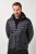 JAY-PI Lightly Quilted Jacket with a Hoodie Black - Kurtki Męskie Duże Rozmiary - Kurtki Duże rozmiary 2XL-8XL