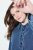 Ulla Popken 840972 Sukienka dresowa z falbanami Indygo - Sukienki dresowe - 