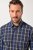JP1880 Checked Shirt Long Sleeve Kent Collar Anthracite - Koszule - Koszule 2XL-10XL