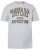 JP1880 T-shirt Short Sleeve Chest Print Grey Melange - Koszulki - T-shirty meskie Duże Rozmiary - 2XL-14XL