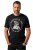 JP1880 T-Shirt Chest Print Bone Force Black - Koszulki - T-shirty meskie Duże Rozmiary - 2XL-14XL