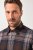 JP1880 Shirt Flannel Long Sleeve Dark Brown - Koszule - Koszule 2XL-10XL