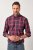 JP1880 Checked Shirt Long Sleeve Red - Koszule - Koszule 2XL-10XL