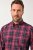 JP1880 Checked Shirt Long Sleeve Red - Koszule - Koszule 2XL-10XL