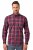 JP1880 Checked Shirt Long Sleeve Red - Koszule - Koszule 2XL-10XL