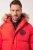 JP1880 Parka Quilted Faux Fur Hood Red - Kurtki Męskie Duże Rozmiary - Kurtki Duże rozmiary 2XL-8XL