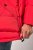 JP1880 Parka Quilted Faux Fur Hood Red - Kurtki Męskie Duże Rozmiary - Kurtki Duże rozmiary 2XL-8XL