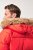 JP1880 Parka Quilted Faux Fur Hood Red - Kurtki Męskie Duże Rozmiary - Kurtki Duże rozmiary 2XL-8XL