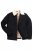 Men+ 545 Kurtka z kołnierzem teddy Czarna - Kurtki Męskie Duże Rozmiary - Kurtki Duże rozmiary 2XL-8XL
