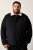 Men+ 545 Kurtka z kołnierzem teddy Czarna - Kurtki Męskie Duże Rozmiary - Kurtki Duże rozmiary 2XL-8XL