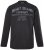 Men+ 612 Koszulka z długim rękawem Denim Brand Company Czarna - Koszulki - T-shirty meskie Duże Rozmiary - 2XL-14XL