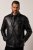 JP1880 Leather Jacket Finest Lamb Nappa Black - Kurtki Męskie Duże Rozmiary - Kurtki Duże rozmiary 2XL-8XL